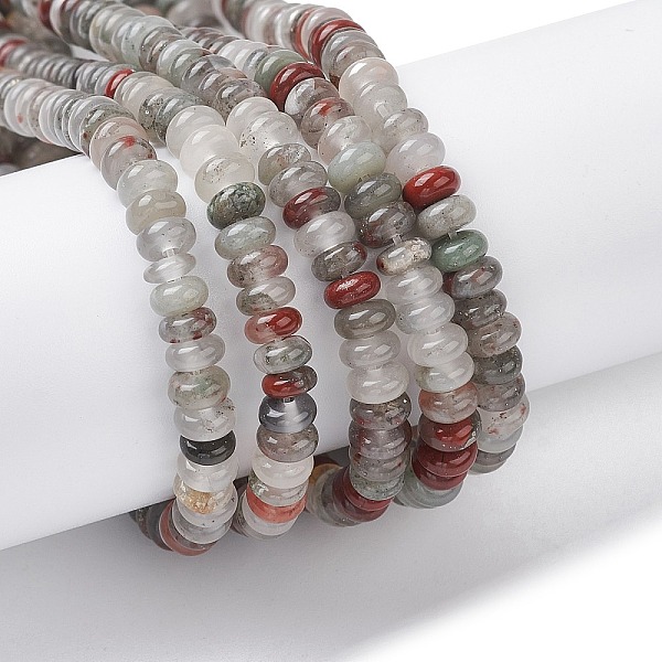 PandaHall Natural African Bloodstone Beads Strands, Rondelle, 4.5x2.5mm, Hole: 0.8mm, about 158pcs/strand, 15.55 inch(39.5cm) Bloodstone...
PandaHall Natural African Bloodstone Beads Strands, Rondelle, 4.5x2.5mm, Hole: 0.8mm, about 158pcs/strand, 15.55 inch(39.5cm) Bloodstone...