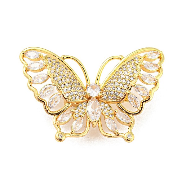 PandaHall Rack Plating Brass Pave Clear Cubic Zirconia Twister Clasps, Long-Lasting Plated, Cadmium Free & Lead Free, Butterfly, Real 18K...
PandaHall Rack Plating Brass Pave Clear Cubic Zirconia Twister Clasps, Long-Lasting Plated, Cadmium Free & Lead Free, Butterfly, Real 18K...
