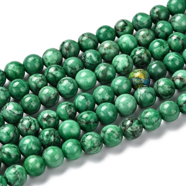 PandaHall Natural Marble Beads Strands, Round, Dyed & Heated, Green, 6mm, Hole: 1mm Natural Gemstone Round Green
PandaHall Natural Marble Beads Strands, Round, Dyed & Heated, Green, 6mm, Hole: 1mm Natural Gemstone Round Green