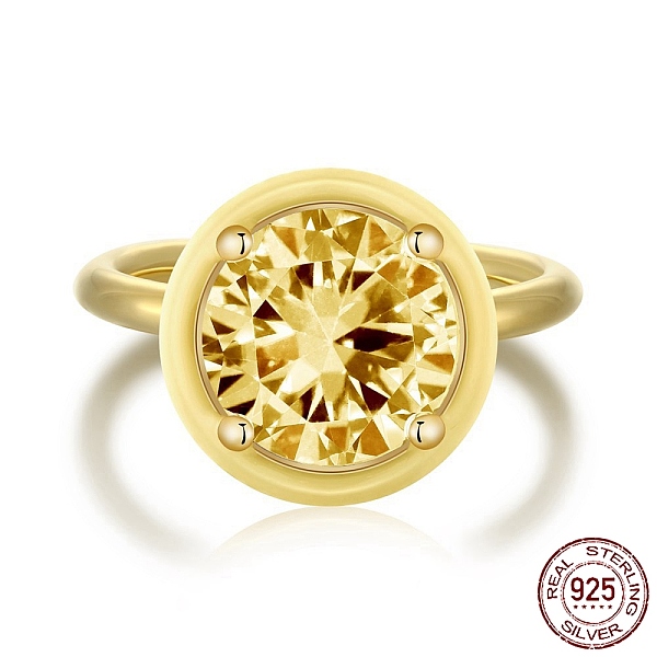 PandaHall 925 Sterling Silver Rings, Birthstone Ring, Real 18K Gold Plated, with Enamel & Cubic Zirconia for Women, Flat Round, Yellow...
PandaHall 925 Sterling Silver Rings, Birthstone Ring, Real 18K Gold Plated, with Enamel & Cubic Zirconia for Women, Flat Round, Yellow...