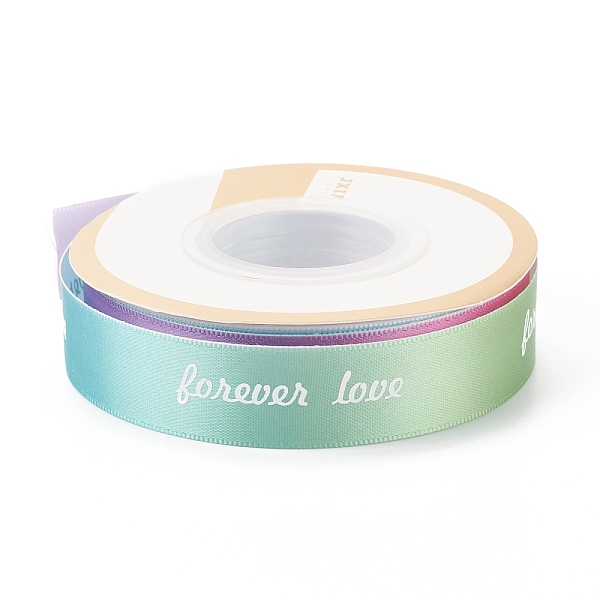 PandaHall Gradient Polyester Ribbon, Single Face Printed Ribbon, Word Forever Love Pattern, for Bows Gift Wrapping, Colorful, 3/4 inch(20mm)...
PandaHall Gradient Polyester Ribbon, Single Face Printed Ribbon, Word Forever Love Pattern, for Bows Gift Wrapping, Colorful, 3/4 inch(20mm)...