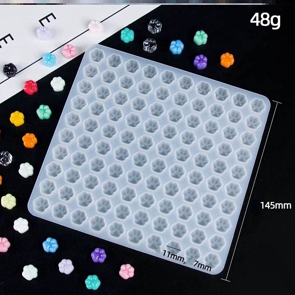 PandaHall Food Grade Silicone Molds, for Sealing Wax Particles, Paw Print, 145x145mm Silicone Paw Print White
PandaHall Food Grade Silicone Molds, for Sealing Wax Particles, Paw Print, 145x145mm Silicone Paw Print White