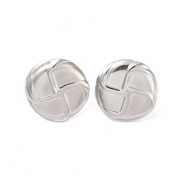 PandaHall Flat Round 304 Stainless Steel Stud Earrings for Women, Stainless Steel Color, 19x20mm 304 Stainless Steel Flat Round
PandaHall Flat Round 304 Stainless Steel Stud Earrings for Women, Stainless Steel Color, 19x20mm 304 Stainless Steel Flat Round