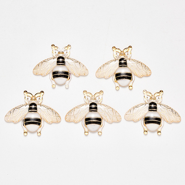 PandaHall Transparent Acrylic Pendants, with Plated Bottom, Bees, Antique White, 26.5x32.5x4mm, Hole: 1mm Acrylic Bees
PandaHall Transparent Acrylic Pendants, with Plated Bottom, Bees, Antique White, 26.5x32.5x4mm, Hole: 1mm Acrylic Bees