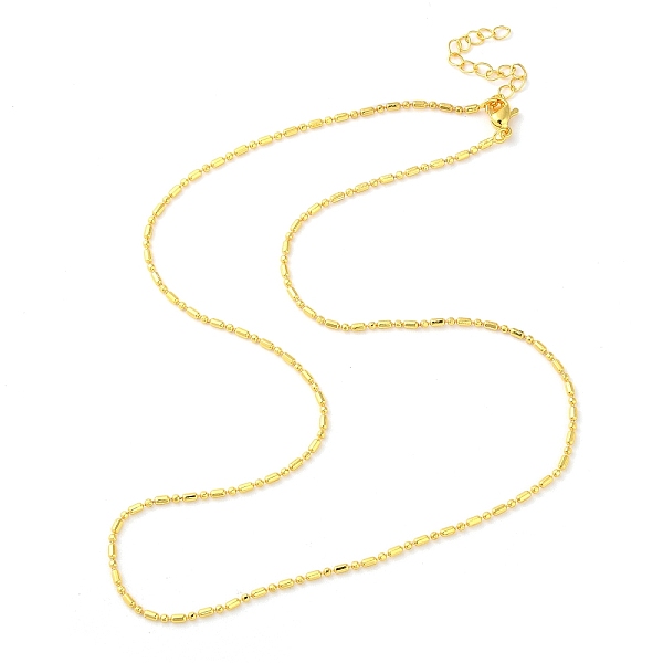 PandaHall Rack Plating Brass Column & Round Ball Chain Necklaces, Long-Lasting Plated, Lead Free & Cadmium Free, Golden, 17.64 inch(44.8cm)...
PandaHall Rack Plating Brass Column & Round Ball Chain Necklaces, Long-Lasting Plated, Lead Free & Cadmium Free, Golden, 17.64 inch(44.8cm)...