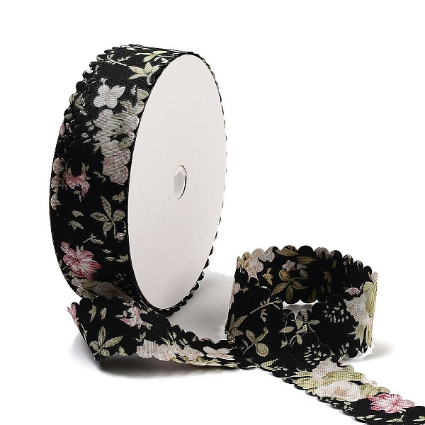 PandaHall 20 Yards Flower Printed Polyester Ribbon, Double Wavy Edged Ribbon for Gift Wrapping, Black, 1 inch(25mm), about 20.00 Yards...
PandaHall 20 Yards Flower Printed Polyester Ribbon, Double Wavy Edged Ribbon for Gift Wrapping, Black, 1 inch(25mm), about 20.00 Yards...