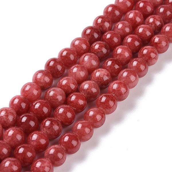 PandaHall Natural Persian Jade Beads Strands, Dyed, Round, Red, 8mm, Hole: 1.2~1.5mm, about 50pcs/strand, 16 inch Persian Jade Round Red
PandaHall Natural Persian Jade Beads Strands, Dyed, Round, Red, 8mm, Hole: 1.2~1.5mm, about 50pcs/strand, 16 inch Persian Jade Round Red