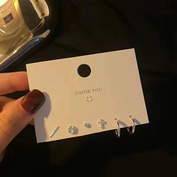 PandaHall Exquisite 925 Sterling Silver Stud Earrings Sets for Girls Women, Mixed Shape, Platinum, Package Size: 75x75mm Sterling Silver...
PandaHall Exquisite 925 Sterling Silver Stud Earrings Sets for Girls Women, Mixed Shape, Platinum, Package Size: 75x75mm Sterling Silver...