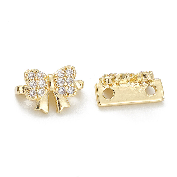 PandaHall Rack Plating Brass Pave Cubic Zirconia Slide Charms, Cadmium Free & Lead Free, Long-Lasting Plated, Bowknot, Real 14K Gold Plated..., Clear
PandaHall Rack Plating Brass Pave Cubic Zirconia Slide Charms, Cadmium Free & Lead Free, Long-Lasting Plated, Bowknot, Real 14K Gold Plated..., Clear