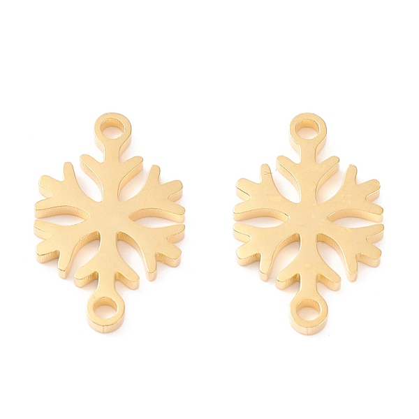 PandaHall 201 Stainless Steel Links, Manual Polishing, Snowflake Vacuum Plating , Real 18K Gold Plated, 18x11x1.5mm, Hole: 1.6mm 201...
PandaHall 201 Stainless Steel Links, Manual Polishing, Snowflake Vacuum Plating , Real 18K Gold Plated, 18x11x1.5mm, Hole: 1.6mm 201...