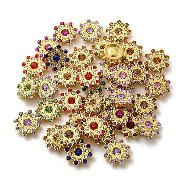PandaHall Acrylic Rhinetsone Cabochons, with ABS Plastic, Flat Back, Flower, Mixed Color, 14.5x14.5x4.5mm Acrylic Rhinestone Flower..., Multicolor
PandaHall Acrylic Rhinetsone Cabochons, with ABS Plastic, Flat Back, Flower, Mixed Color, 14.5x14.5x4.5mm Acrylic Rhinestone Flower..., Multicolor