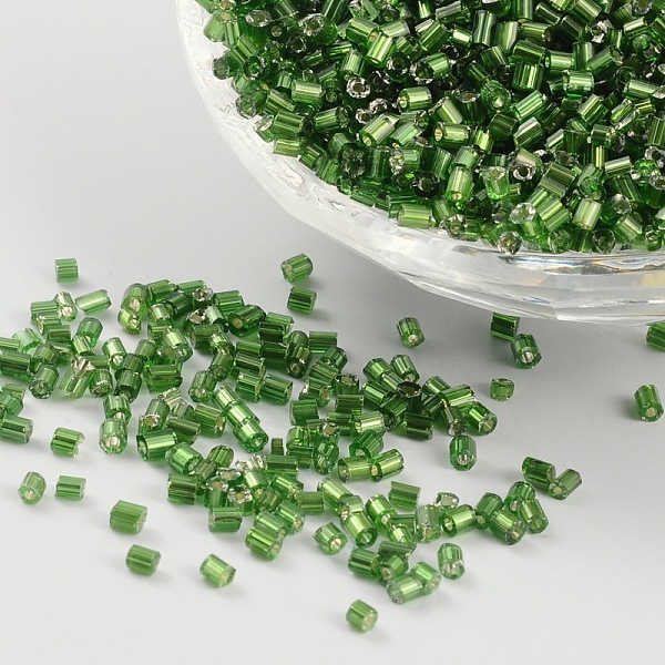PandaHall 11/0 Two Cut Glass Seed Beads, Hexagon, Silver Lined Round Hole, Green, Size: about 2.2mm in diameter, about 4500pcs/50g Glass...
PandaHall 11/0 Two Cut Glass Seed Beads, Hexagon, Silver Lined Round Hole, Green, Size: about 2.2mm in diameter, about 4500pcs/50g Glass...