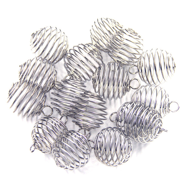PandaHall Iron Wire Pendants, Hollow, Round, Platinum, 25x20mm, Hole: 2mm Iron Round
PandaHall Iron Wire Pendants, Hollow, Round, Platinum, 25x20mm, Hole: 2mm Iron Round