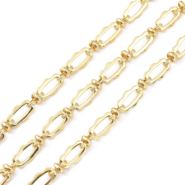 PandaHall Brass Figaro Chain, with Spool, Unwelded, Real 18K Gold Plated, 13x7.5x1.5mm and 9x5.5x4mm Brass
PandaHall Brass Figaro Chain, with Spool, Unwelded, Real 18K Gold Plated, 13x7.5x1.5mm and 9x5.5x4mm Brass