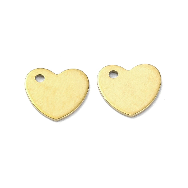 PandaHall Ion Plating(IP) 201 Stainless Steel Charms, Heart Charms, Real 18K Gold Plated, 9x10x1mm, Hole: 1.2mm 201 Stainless Steel Heart
PandaHall Ion Plating(IP) 201 Stainless Steel Charms, Heart Charms, Real 18K Gold Plated, 9x10x1mm, Hole: 1.2mm 201 Stainless Steel Heart