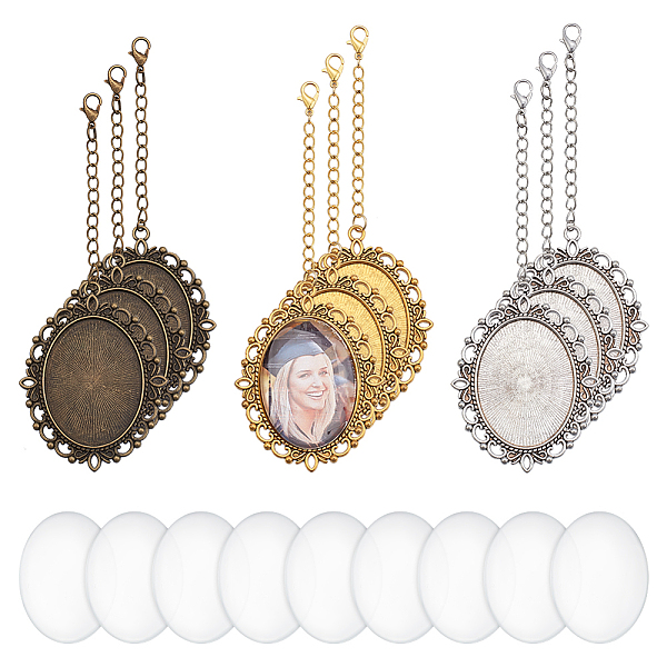 PandaHall CHGCRAFT 9Sets Memorial Photo Charm Graduation Cap Tassel Making Kit with Alloy Pendant Cabochon Settings with Twist Chains for...
PandaHall CHGCRAFT 9Sets Memorial Photo Charm Graduation Cap Tassel Making Kit with Alloy Pendant Cabochon Settings with Twist Chains for...