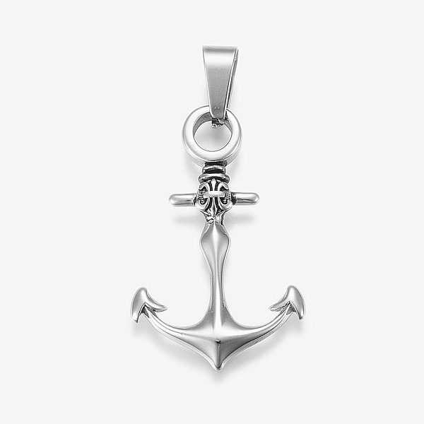 PandaHall 304 Stainless Steel Pendants, Anchor, Antique Silver, 37x23x3mm, Hole: 5x10mm 304 Stainless Steel Anchor & Helm
PandaHall 304 Stainless Steel Pendants, Anchor, Antique Silver, 37x23x3mm, Hole: 5x10mm 304 Stainless Steel Anchor & Helm
