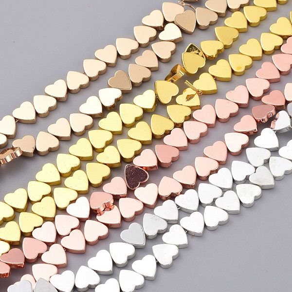 PandaHall Non-magnetic Synthetic Hematite Beads Strands, Galvanic Plating(Color Retention for 1 Year), Heart, Mixed Color, 8x8x2mm, Hole...
PandaHall Non-magnetic Synthetic Hematite Beads Strands, Galvanic Plating(Color Retention for 1 Year), Heart, Mixed Color, 8x8x2mm, Hole...