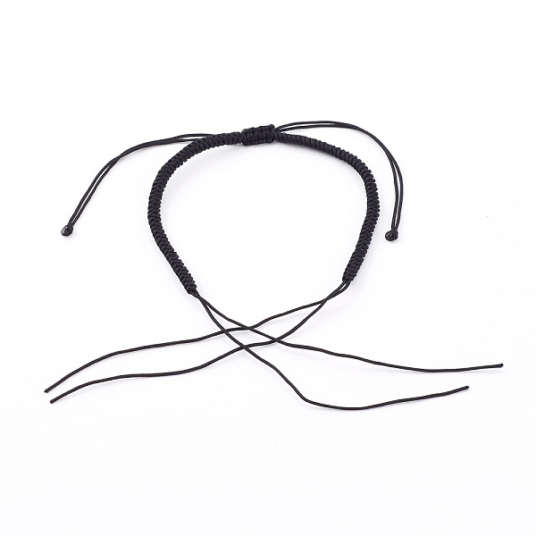 PandaHall Braided Nylon Thread Bracelet Making, Black, 1-3/8 inch(3.55~5.05cm) Nylon Black
PandaHall Braided Nylon Thread Bracelet Making, Black, 1-3/8 inch(3.55~5.05cm) Nylon Black