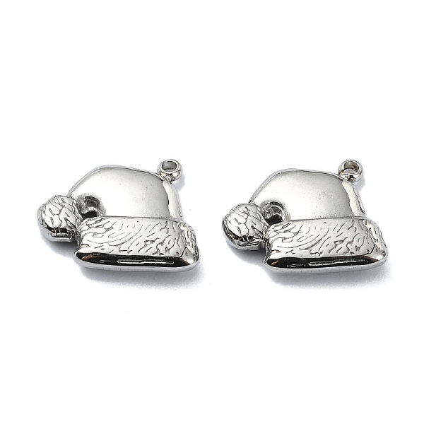 PandaHall 304 Stainless Steel Charms, Christmas Hat Charm, Stainless Steel Color, 12x12.5x2.5mm, Hole: 1mm 304 Stainless Steel Hat
PandaHall 304 Stainless Steel Charms, Christmas Hat Charm, Stainless Steel Color, 12x12.5x2.5mm, Hole: 1mm 304 Stainless Steel Hat