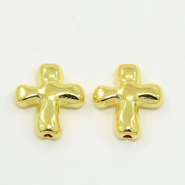 PandaHall Alloy Cross Beads, Lead Free and Cadmium Free, Golden, 14x12.5x4mm, Hole: 2mm Alloy Cross
PandaHall Alloy Cross Beads, Lead Free and Cadmium Free, Golden, 14x12.5x4mm, Hole: 2mm Alloy Cross