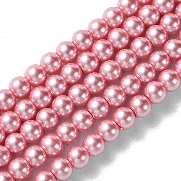 PandaHall Eco-Friendly Dyed Glass Pearl Bead Strands, Round, Cotton Cord Threaded, Pearl Pink, 6mm, Hole: 1.2~1.5mm, about 70pcs/strand...
PandaHall Eco-Friendly Dyed Glass Pearl Bead Strands, Round, Cotton Cord Threaded, Pearl Pink, 6mm, Hole: 1.2~1.5mm, about 70pcs/strand...