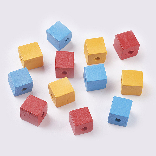 PandaHall Natural Wood Beads, Dyed, Cube, Mixed Color, 15~17x16x15~15.5mm, Hole: 4~5mm Wood Cube Multicolor
PandaHall Natural Wood Beads, Dyed, Cube, Mixed Color, 15~17x16x15~15.5mm, Hole: 4~5mm Wood Cube Multicolor