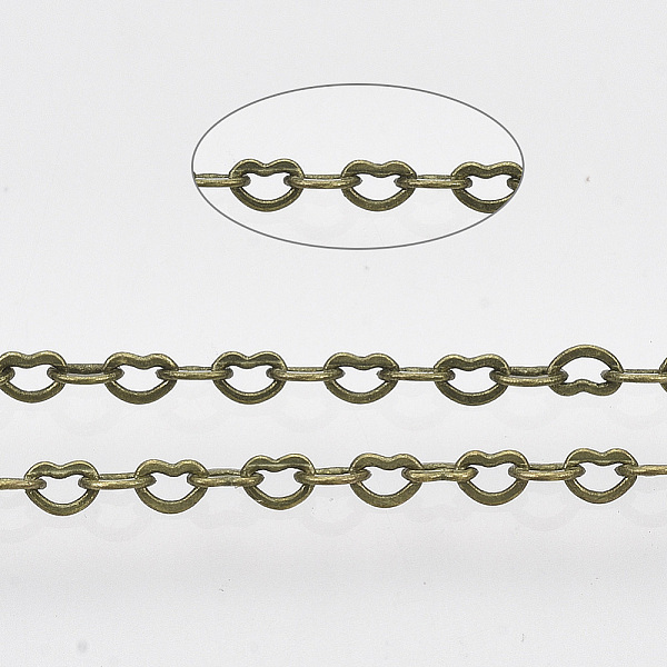 PandaHall 3.28 Feet Soldered Brass Heart Chains, Antique Bronze, 1.8x2.4x0.4mm Brass
PandaHall 3.28 Feet Soldered Brass Heart Chains, Antique Bronze, 1.8x2.4x0.4mm Brass