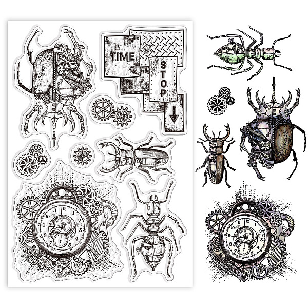 PandaHall GLOBLELAND Machinery Gears Insects Clear Stamp Time Clock Gears Clear Rubber Stamps Silicone Stamps for DIY Scrapbooking Photo...
PandaHall GLOBLELAND Machinery Gears Insects Clear Stamp Time Clock Gears Clear Rubber Stamps Silicone Stamps for DIY Scrapbooking Photo...