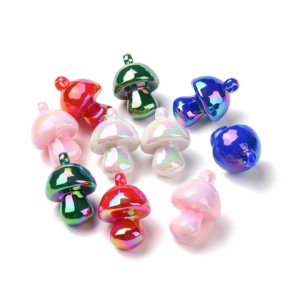 PandaHall Opaque Acrylic Pendants, AB Color, Mushroom Charm, Mixed Color, 33x22mm, Hole: 3mm Acrylic Mushroom Multicolor
PandaHall Opaque Acrylic Pendants, AB Color, Mushroom Charm, Mixed Color, 33x22mm, Hole: 3mm Acrylic Mushroom Multicolor