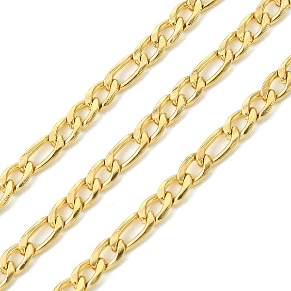 PandaHall 10M Ion Plating(IP) 304 Stainless Steel Figaro Chains, Unwelded, with Spool, Real 18K Gold Plated, 9x4.5x1.5mm & 7x4.5x1.5mm...
PandaHall 10M Ion Plating(IP) 304 Stainless Steel Figaro Chains, Unwelded, with Spool, Real 18K Gold Plated, 9x4.5x1.5mm & 7x4.5x1.5mm...