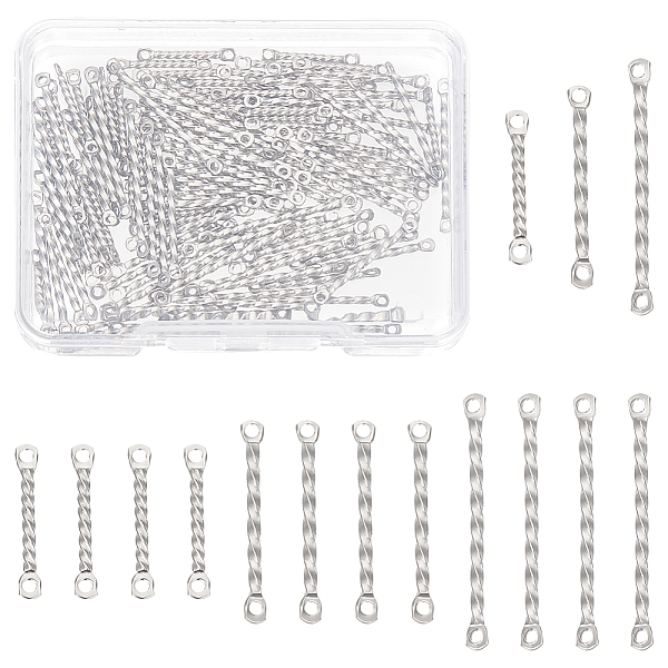 PandaHall UNICRAFTALE 120Pcs 3 Styles 304 Stainless Steel Bar Connector Charms Twist Stick Links Connectors Pendants 2 Hole Stick Strip...
PandaHall UNICRAFTALE 120Pcs 3 Styles 304 Stainless Steel Bar Connector Charms Twist Stick Links Connectors Pendants 2 Hole Stick Strip...