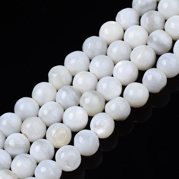 PandaHall Natural Freshwater Shell Beads Strands, Dyed, Round, Seashell Color, 4mm, Hole: 0.4mm, about 99~100pcs/strand, 14.92inch~15.08...
PandaHall Natural Freshwater Shell Beads Strands, Dyed, Round, Seashell Color, 4mm, Hole: 0.4mm, about 99~100pcs/strand, 14.92inch~15.08...