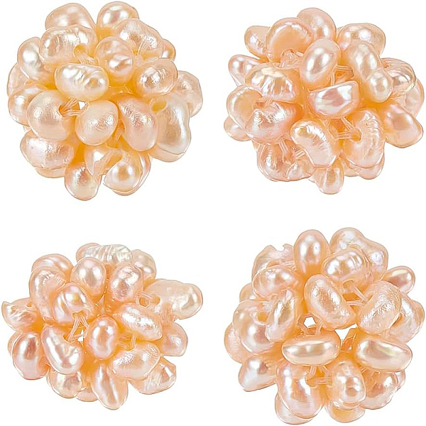 PandaHall BENECREAT 4Pcs Natural Freshwater Craft Beads Pearls, 12mm Round Handmad Pearl Woven Beads for Jewelry Making Necklace Pendant...
PandaHall BENECREAT 4Pcs Natural Freshwater Craft Beads Pearls, 12mm Round Handmad Pearl Woven Beads for Jewelry Making Necklace Pendant...