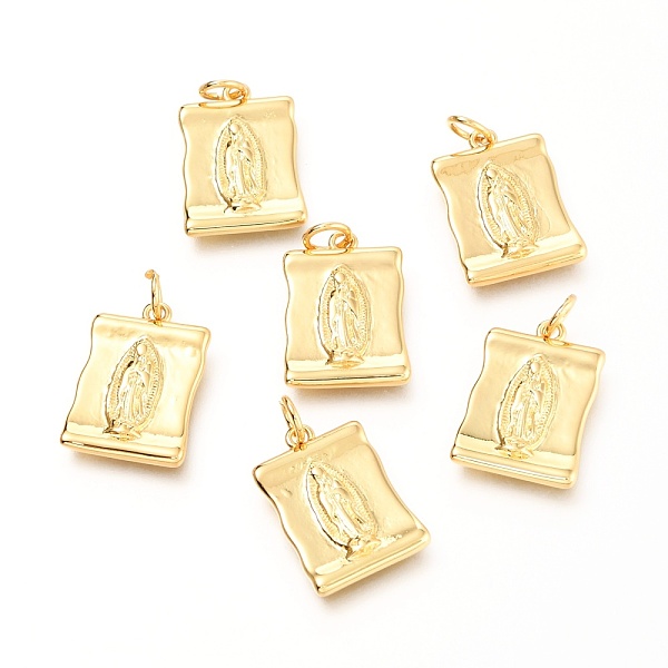 PandaHall Brass Pendants, Rectangle with Woman, Real 18K Gold Plated, 18x13x1.8mm, Hole: 3.4mm Brass Rectangle
PandaHall Brass Pendants, Rectangle with Woman, Real 18K Gold Plated, 18x13x1.8mm, Hole: 3.4mm Brass Rectangle