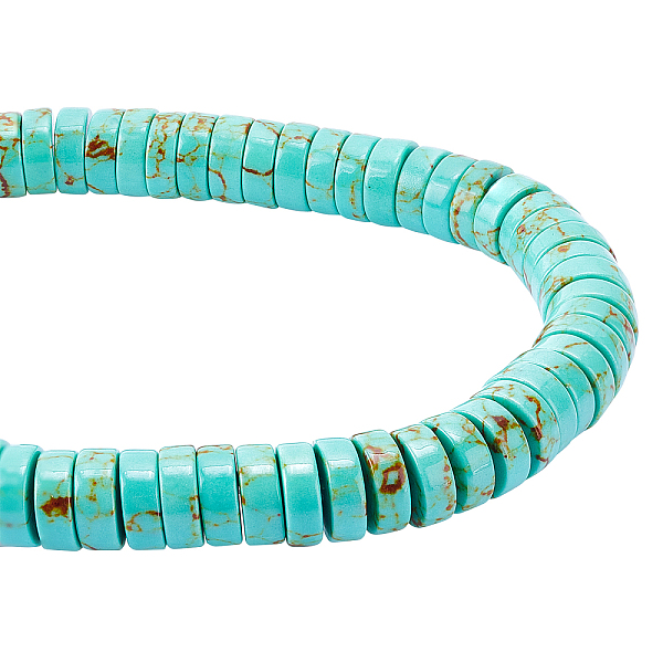 PandaHall 1 Strand about 110 Pcs Synthetic Turquoise Heishi Beads, 10mm Dyed Turquoise Heishi Beads Flat Round Loose Gemstone Disc Beads...
PandaHall 1 Strand about 110 Pcs Synthetic Turquoise Heishi Beads, 10mm Dyed Turquoise Heishi Beads Flat Round Loose Gemstone Disc Beads...