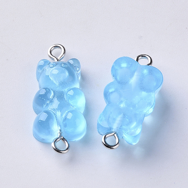 PandaHall Resin Links connectors, with Platinum Plated Iron Loop, Bear, Mixed Color, 25x11.5x7mm, hole: 1.5mm Resin Bear Multicolor
PandaHall Resin Links connectors, with Platinum Plated Iron Loop, Bear, Mixed Color, 25x11.5x7mm, hole: 1.5mm Resin Bear Multicolor