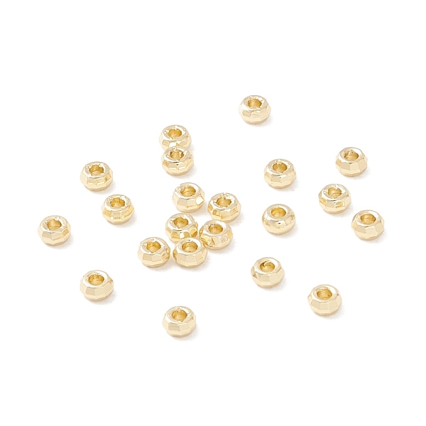 PandaHall Brass Beads, Long-Lasting Plated, Rondelle, Light Gold, 2.5x1.5mm, Hole: 1mm Brass Rondelle
PandaHall Brass Beads, Long-Lasting Plated, Rondelle, Light Gold, 2.5x1.5mm, Hole: 1mm Brass Rondelle