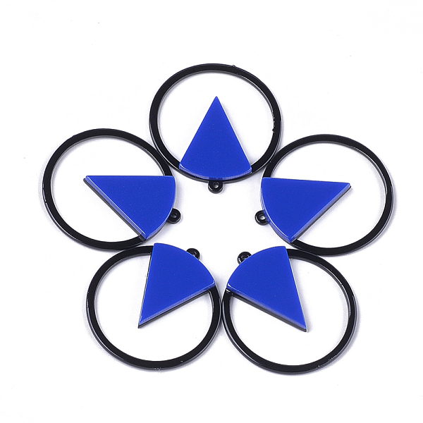 PandaHall Cellulose Acetate(Resin) Pendants, Flat Round with Triangle, Blue, 40x37x3.5mm, Hole: 1.4mm Cellulose Acetate Flat Round Blue
PandaHall Cellulose Acetate(Resin) Pendants, Flat Round with Triangle, Blue, 40x37x3.5mm, Hole: 1.4mm Cellulose Acetate Flat Round Blue