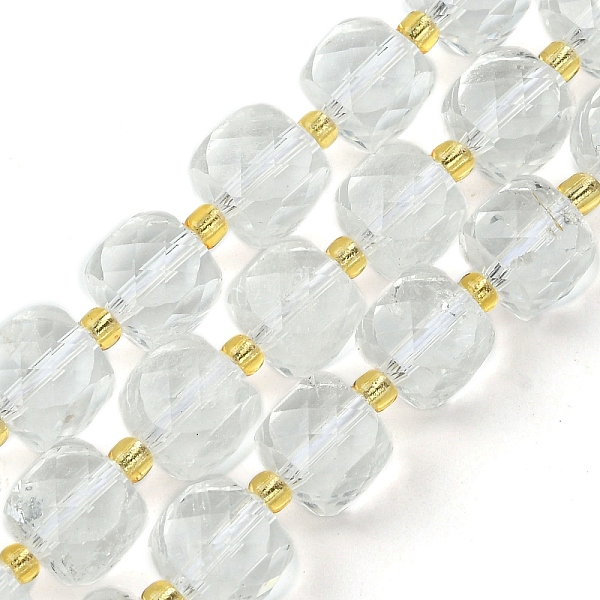 PandaHall Natural Quartz Crystal Beads Strands, Rock Crystal Beads, Rock Crystal Beads, with Seed Beads, Faceted Cube, 8~9x8~9x8~9mm, Hole...
PandaHall Natural Quartz Crystal Beads Strands, Rock Crystal Beads, Rock Crystal Beads, with Seed Beads, Faceted Cube, 8~9x8~9x8~9mm, Hole...