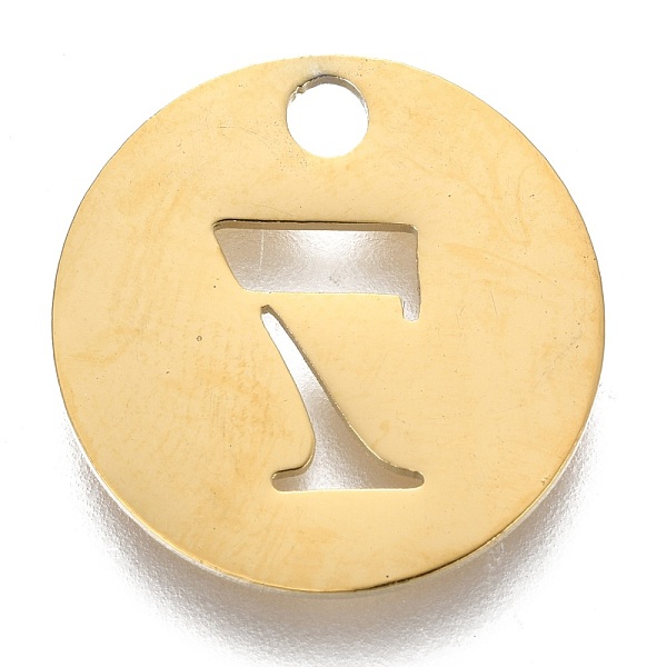 PandaHall 304 Stainless Steel Pendants, Cut-Out, Hollow, Flat Round with Number, Golden, Num.7, 19x1.5mm, Hole: 2.5mm Stainless Steel Flat...
PandaHall 304 Stainless Steel Pendants, Cut-Out, Hollow, Flat Round with Number, Golden, Num.7, 19x1.5mm, Hole: 2.5mm Stainless Steel Flat...