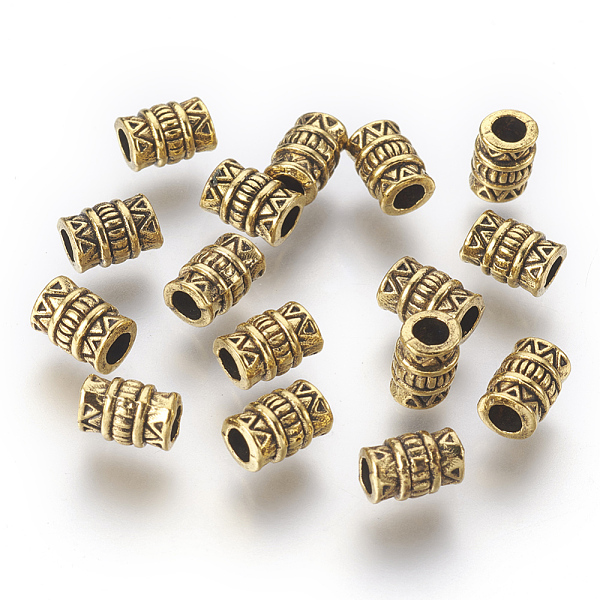PandaHall Tibetan Style Alloy Beads, Cadmium Free & Lead Free, Column, Antique Golden, 7x5mm, Hole: 2.7mm Alloy Column
PandaHall Tibetan Style Alloy Beads, Cadmium Free & Lead Free, Column, Antique Golden, 7x5mm, Hole: 2.7mm Alloy Column