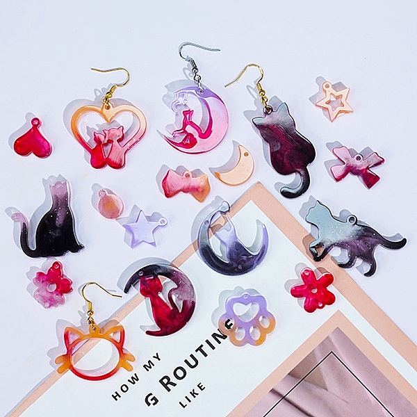 PandaHall Kitten Earrings Pendants DIY Silicone Mold, Resin Casting Molds, for UV Resin, Epoxy Resin Craft Making, Cat Shape, 122x134x4.5mm...
PandaHall Kitten Earrings Pendants DIY Silicone Mold, Resin Casting Molds, for UV Resin, Epoxy Resin Craft Making, Cat Shape, 122x134x4.5mm...