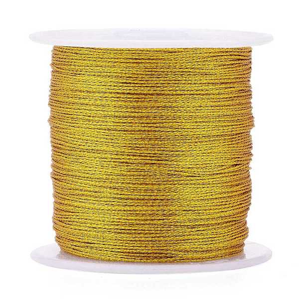 PandaHall Polyester Braided Metallic Thread, for DIY Braided Bracelets Making and Embroidery, Gold, 0.4mm, 6-Ply, about 54.68 yards...
PandaHall Polyester Braided Metallic Thread, for DIY Braided Bracelets Making and Embroidery, Gold, 0.4mm, 6-Ply, about 54.68 yards...