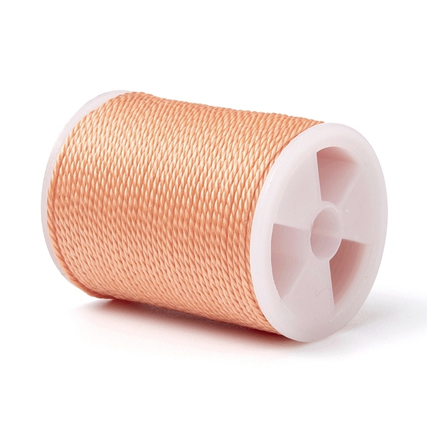 PandaHall Round Waxed Polyester Cord, Taiwan Waxed Cord, Twisted Cord, Light Salmon, 1mm, about 12.02 yards(11m)/roll Waxed Polyester Cord..., Red
PandaHall Round Waxed Polyester Cord, Taiwan Waxed Cord, Twisted Cord, Light Salmon, 1mm, about 12.02 yards(11m)/roll Waxed Polyester Cord..., Red