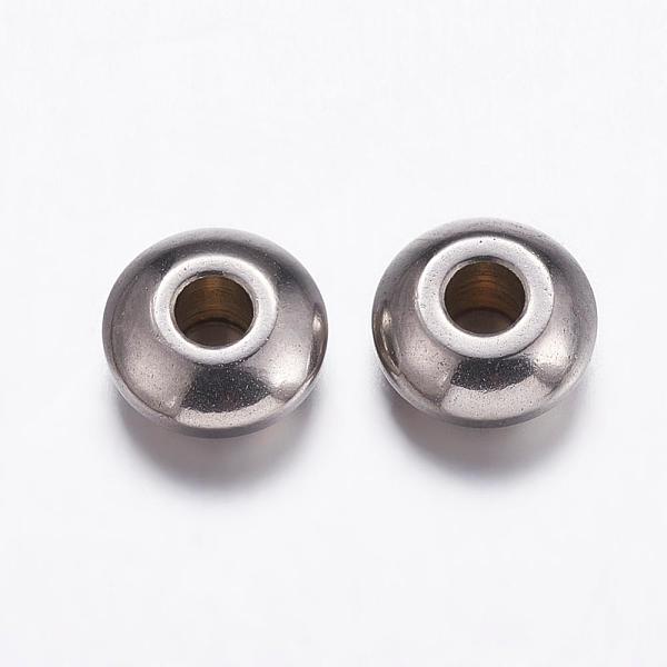 PandaHall 201 Stainless Steel Beads Spacers, Rondelle, Stainless Steel Color, 6x3mm, Hole: 2mm 201 Stainless Steel Rondelle
PandaHall 201 Stainless Steel Beads Spacers, Rondelle, Stainless Steel Color, 6x3mm, Hole: 2mm 201 Stainless Steel Rondelle