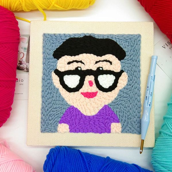 PandaHall Boy with Glasses Punch Embroidery Supplies Kit, including Instruction, Embroidery Fabric with Solid Wood Frame, Plastic Needle and..., Multicolor
PandaHall Boy with Glasses Punch Embroidery Supplies Kit, including Instruction, Embroidery Fabric with Solid Wood Frame, Plastic Needle and..., Multicolor