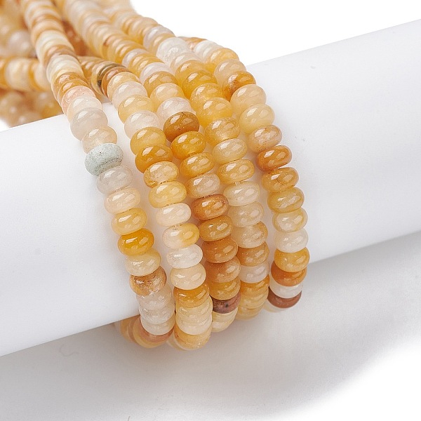 PandaHall Natural Topaz Jade Beads Strands, Rondelle, 4.5x2.5mm, Hole: 0.8mm, about 158pcs/strand, 15.55 inch(39.5cm) Topaz Jade Rondelle
PandaHall Natural Topaz Jade Beads Strands, Rondelle, 4.5x2.5mm, Hole: 0.8mm, about 158pcs/strand, 15.55 inch(39.5cm) Topaz Jade Rondelle
