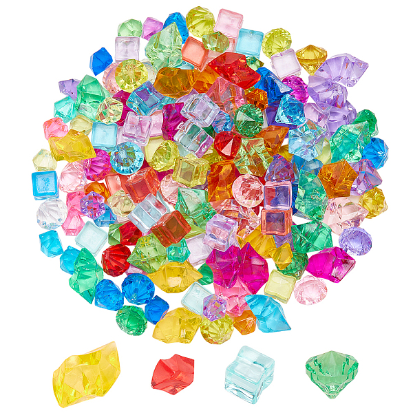 PandaHall 160Pcs 4 Style Transparent Acrylic Beads, No Hole/Undrilled, Mixed Color, Mixed Shapes, 11~24x11~16x11~15mm, 40pcs/style Acrylic..., Multicolor
PandaHall 160Pcs 4 Style Transparent Acrylic Beads, No Hole/Undrilled, Mixed Color, Mixed Shapes, 11~24x11~16x11~15mm, 40pcs/style Acrylic..., Multicolor