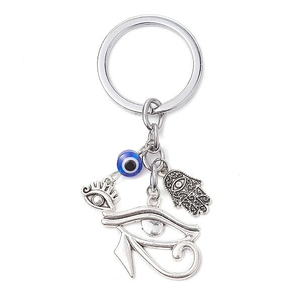 PandaHall Resin & Tibetan Style Alloy Keychains, with Alloy Split Key Rings, Hamsa Hand, 9cm, Hand: 33x23mm Alloy Hamsa Hand Blue
PandaHall Resin & Tibetan Style Alloy Keychains, with Alloy Split Key Rings, Hamsa Hand, 9cm, Hand: 33x23mm Alloy Hamsa Hand Blue